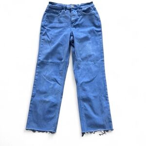 Verervet blue cropped stretch jean